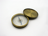 Elliott & Sons brass cased explorers compass circa 1850-1854